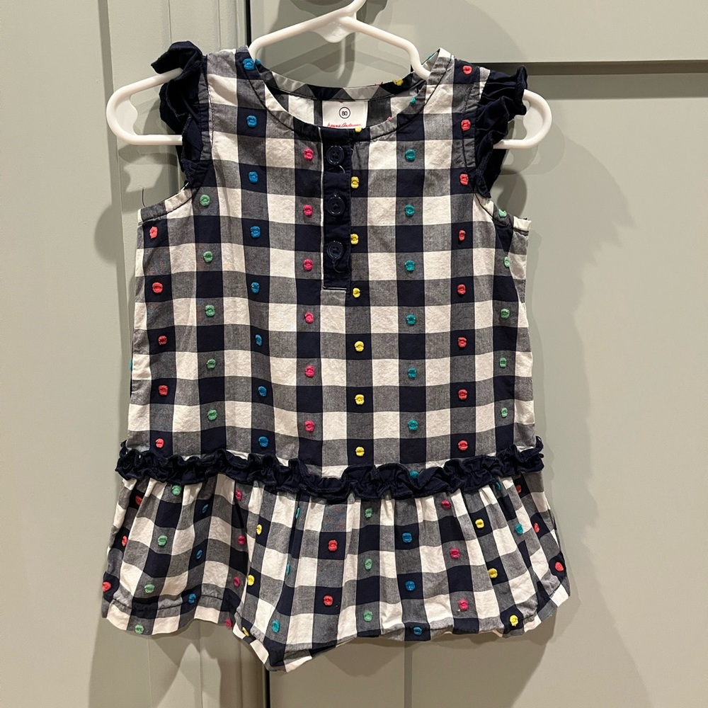Hanna Andersson Girls Textured Top